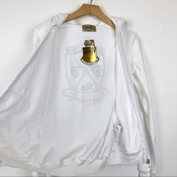 Vintage deadstock Juicy Couture terrycloth hoodie - Picture 3 of 11